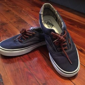 Vans Era 59 C&L Navy Blue Multistripe sz 9.5